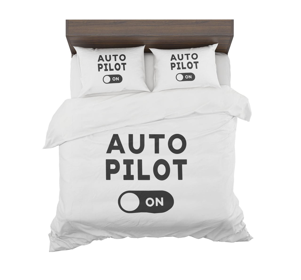 Auto Pilot ON Designed Bedding Sets