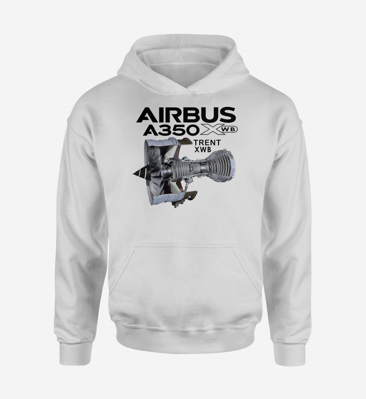 Airbus A350 & Trent Wxb Engine Designed Hoodies