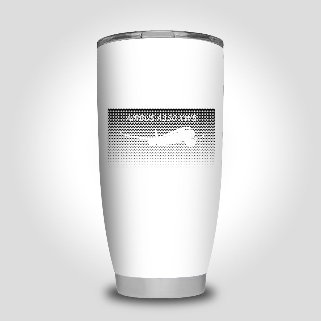 Airbus A350XWB & Dots Designed Tumbler Travel Mugs
