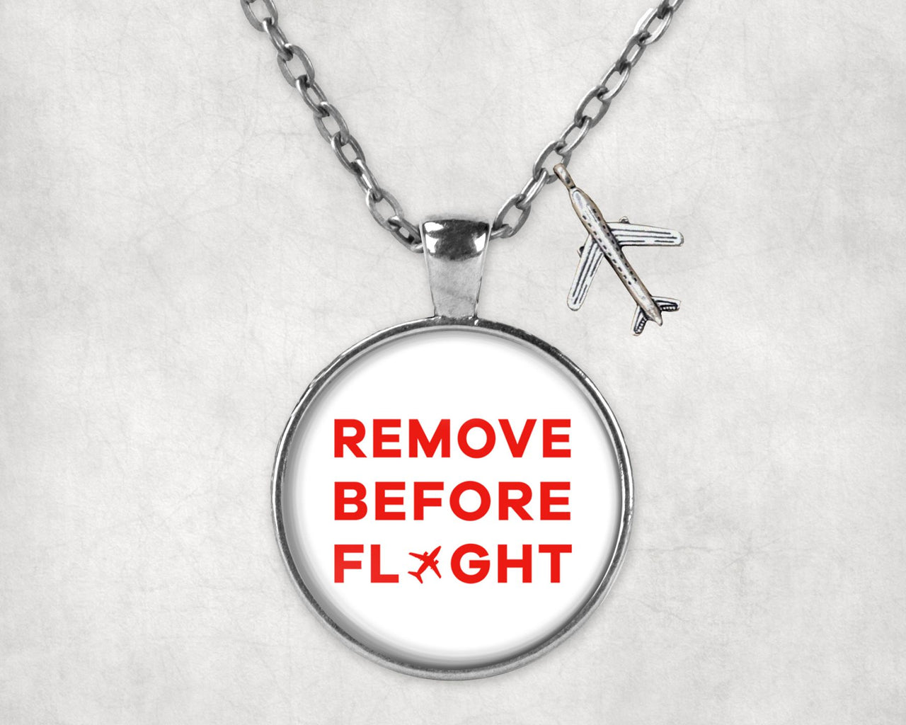 Remove Before Flight Designed Necklaces