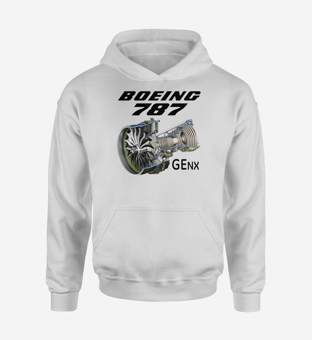 Boeing 787 & GENX Engine Designed Hoodies