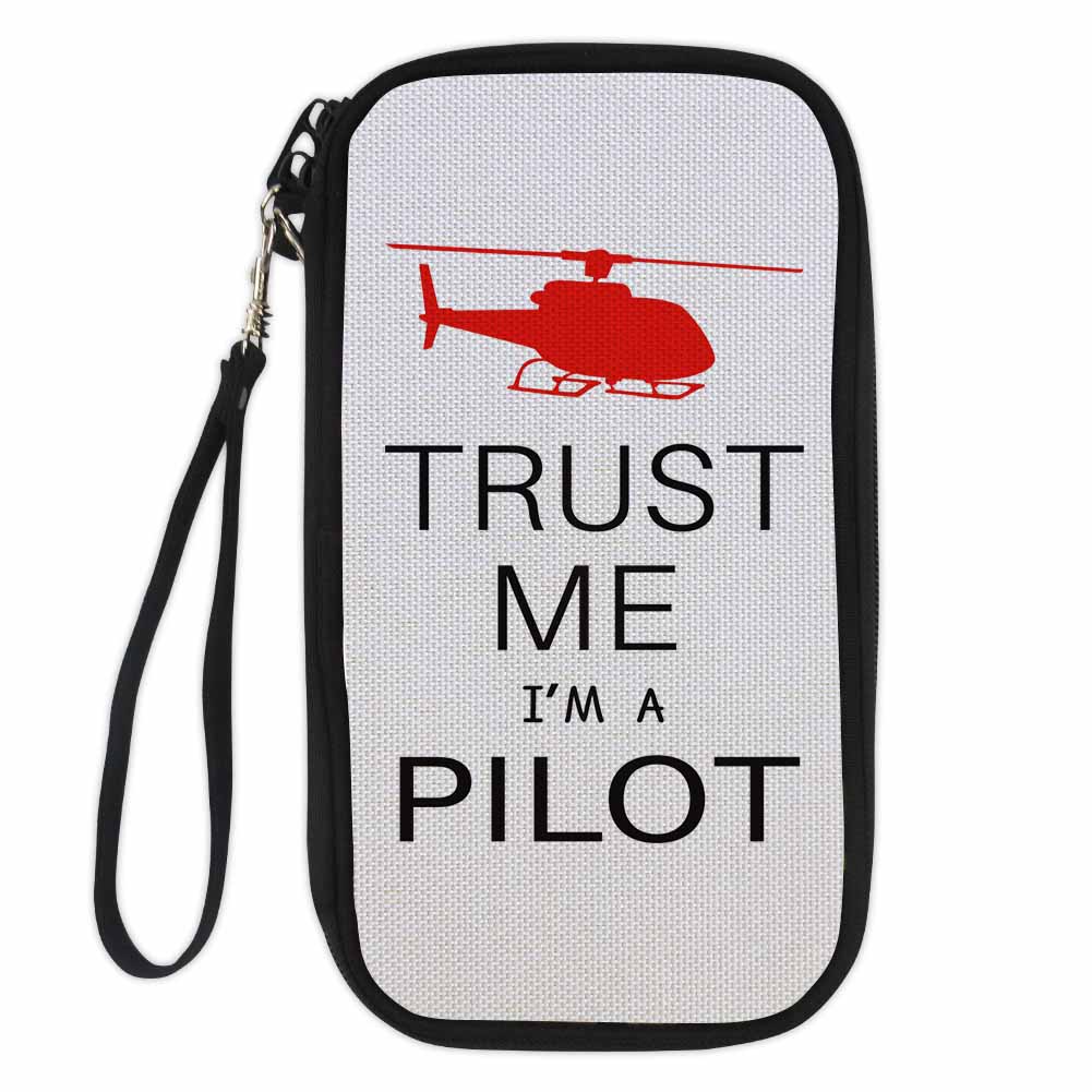 Trust Me I'm a Pilot (Helicopter) Designed Travel Cases & Wallets
