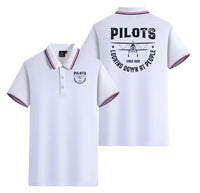 Thumbnail for Pilots Looking Down at People Since 1903 Designed Stylish Polo T-Shirts (Double-Side)