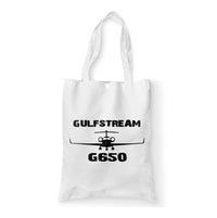 Thumbnail for Gulfstream G650 & Plane Designed Tote Bags