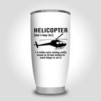 Thumbnail for Helicopter [Noun] Designed Tumbler Travel Mugs