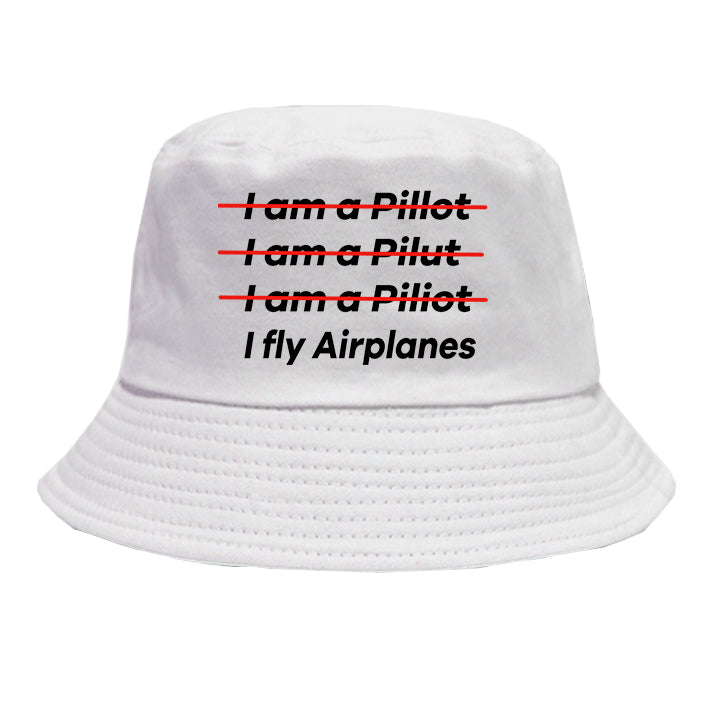 I Fly Airplanes Designed Summer & Stylish Hats