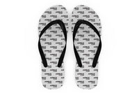 Thumbnail for Airbus A340 & Text Designed Slippers (Flip Flops)