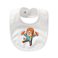 Thumbnail for Cute Little Boy Pilot Costume Playing With Wings Designed Baby Saliva & Feeding Towels