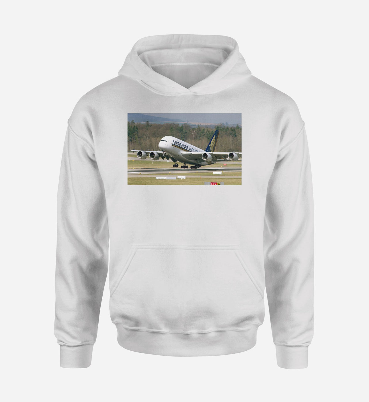 Departing Singapore Airlines A380 Designed Hoodies