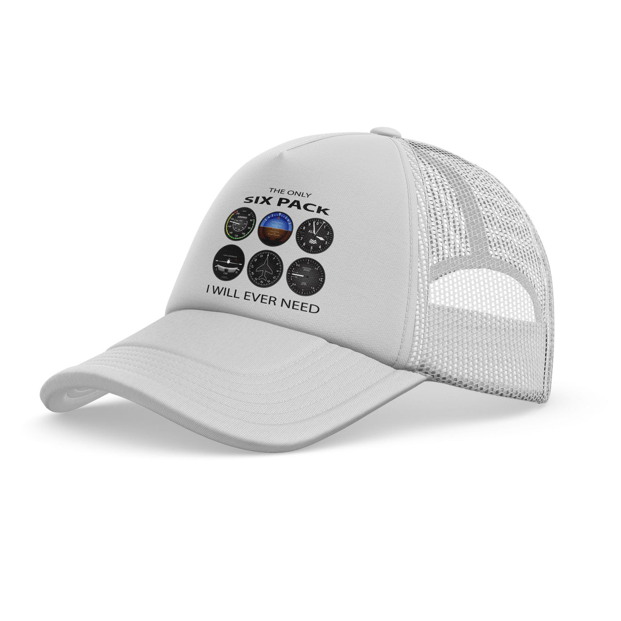 The Only Six Pack I Will Ever Need Designed Trucker Caps & Hats