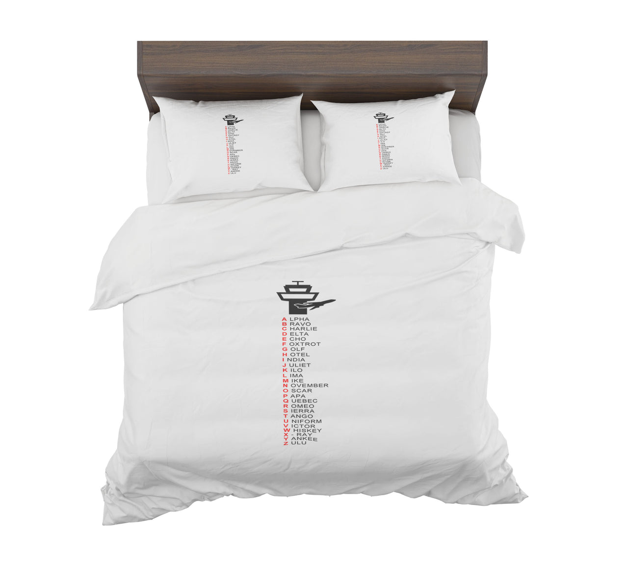 Aviation Alphabet Designed Bedding Sets