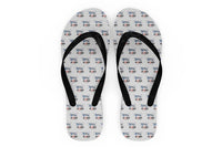Thumbnail for Airbus A380 Love at first flight Designed Slippers (Flip Flops)