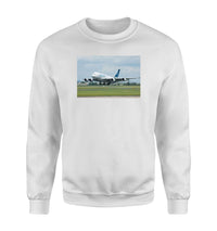 Thumbnail for Departing Airbus A380 with Original Livery Designed Sweatshirts