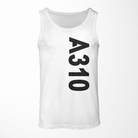 Thumbnail for A310 Text Designed Tank Tops
