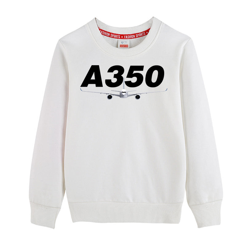 Super Airbus A350 Designed "CHILDREN" Sweatshirts