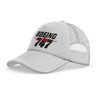 Thumbnail for Amazing Boeing 747 Designed Trucker Caps & Hats