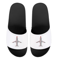 Thumbnail for Airplane Shape Aviation Alphabet Designed Sport Slippers