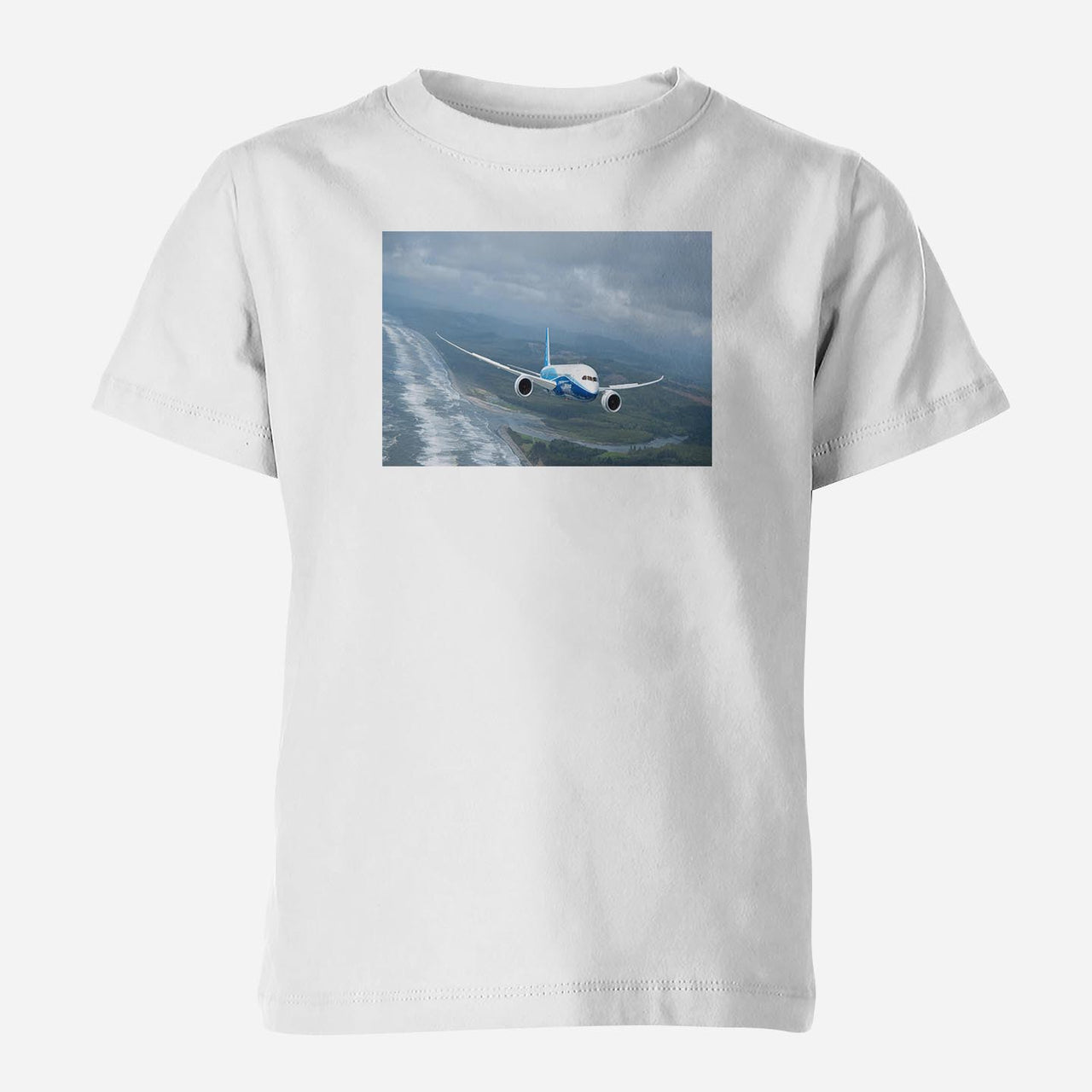 Cruising Boeing 787 Designed Children T-Shirts