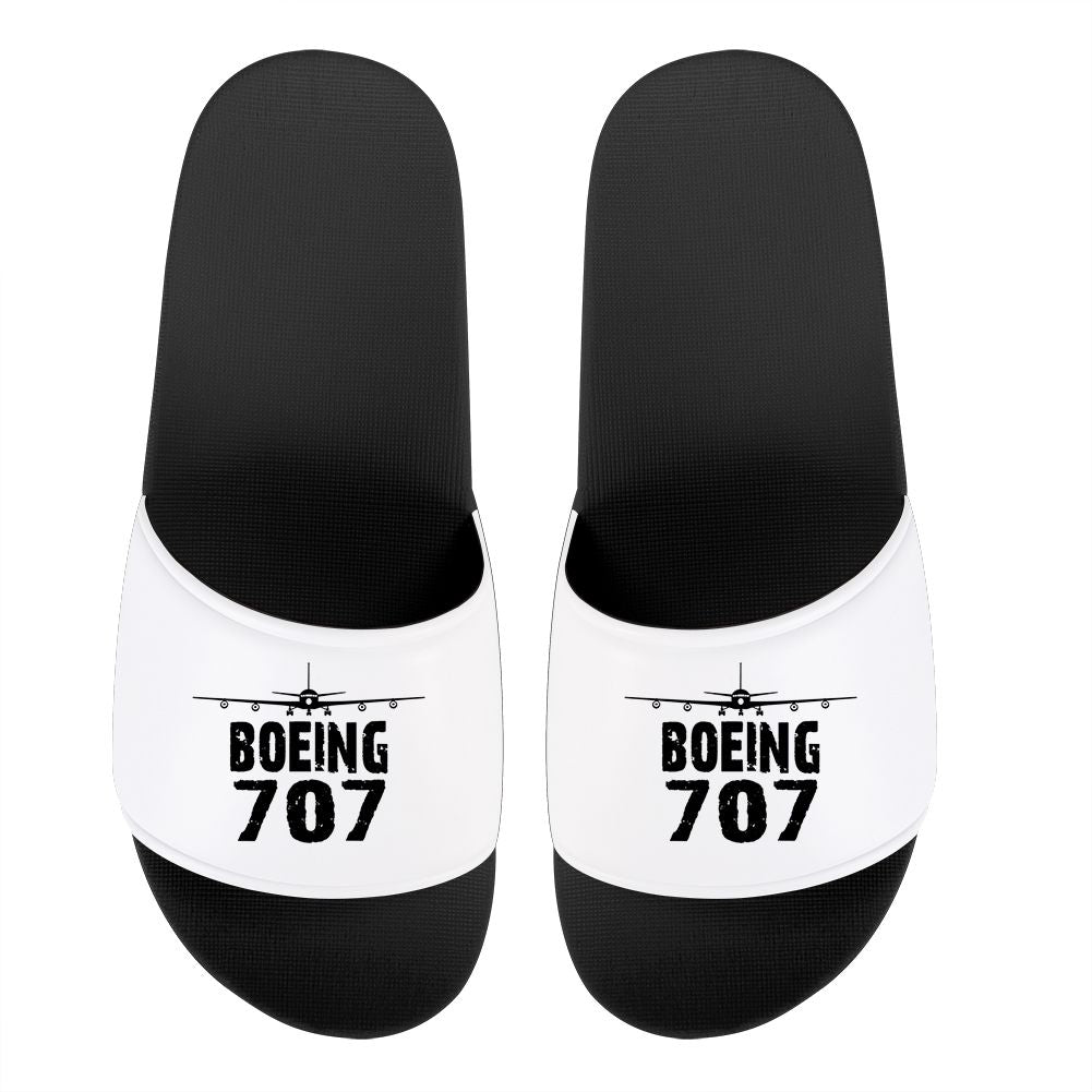 Boeing 707 & Plane Designed Sport Slippers