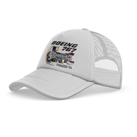 Thumbnail for Boeing 767 Engine (PW4000-94) Designed Trucker Caps & Hats