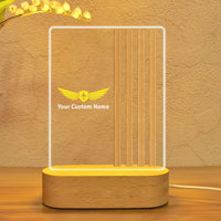 Thumbnail for Custom Name & Special Golden Epaulettes (4,3,2 Lines) Designed Night Lamp