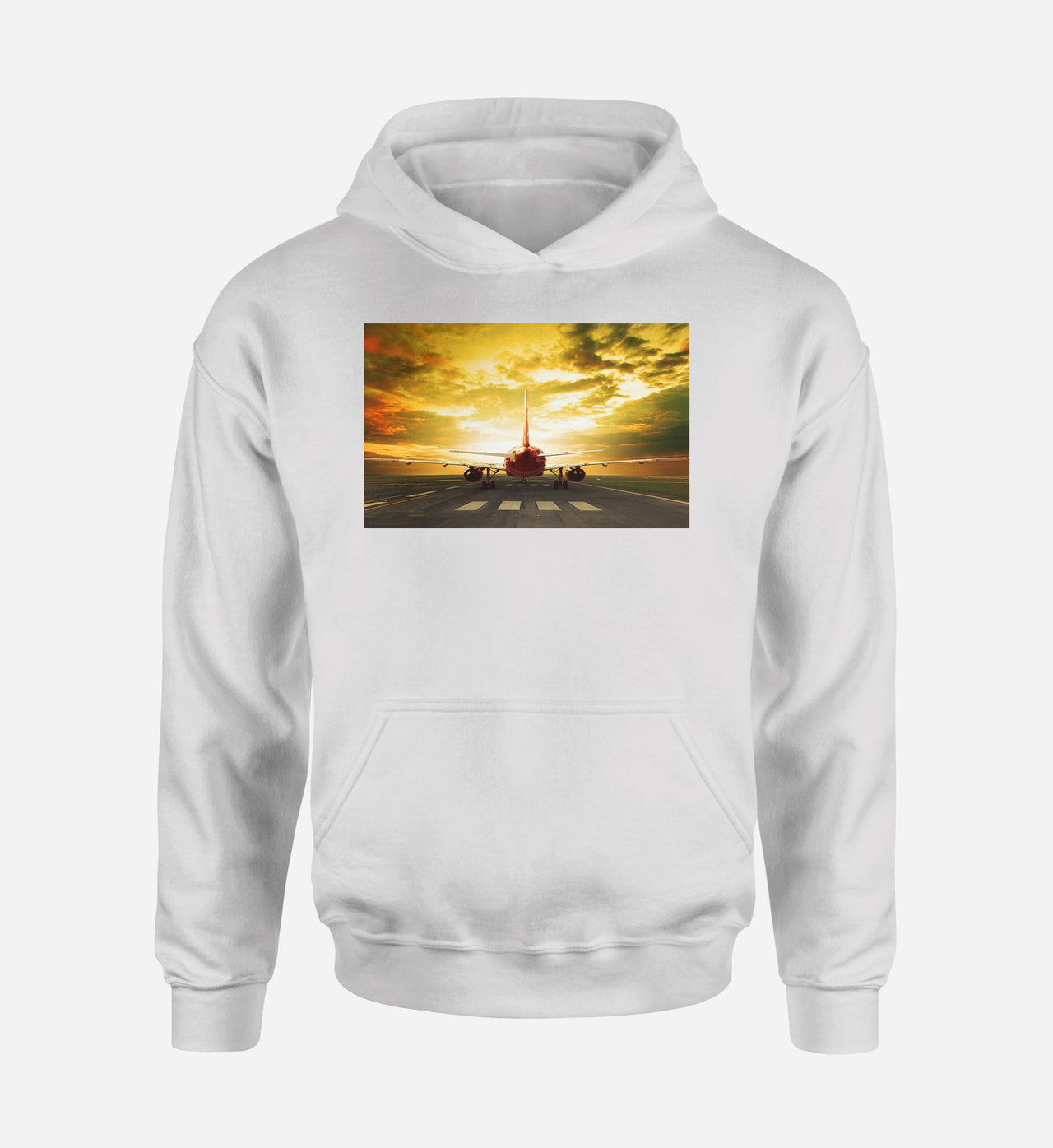 Ready for Departure Passanger Jet Designed Hoodies