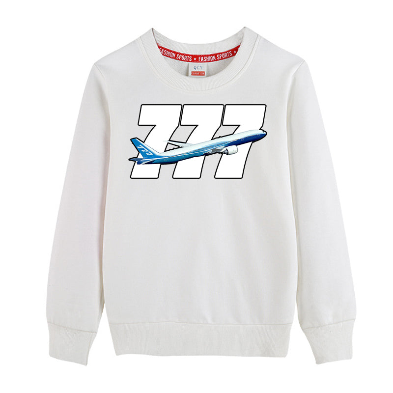 Super Boeing 777 Designed "CHILDREN" Sweatshirts
