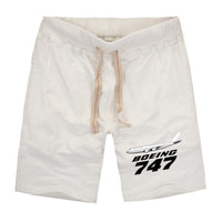 Thumbnail for The Boeing 747 Designed Cotton Shorts
