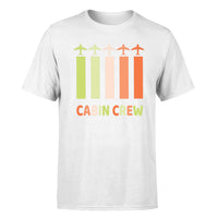 Thumbnail for Colourful Cabin Crew Designed T-Shirts