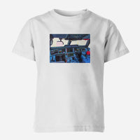 Thumbnail for Airbus A350 Cockpit Designed Children T-Shirts