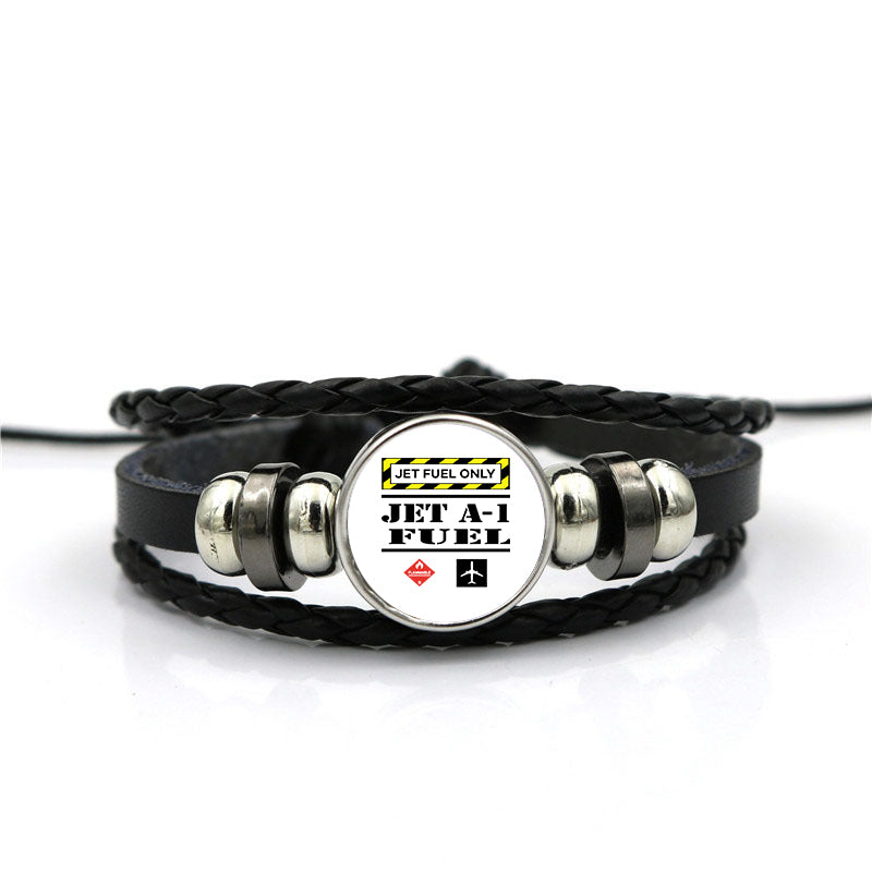 Jet Fuel Only Designed Leather Bracelets