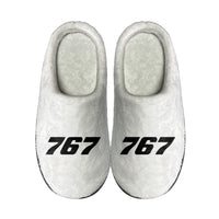 Thumbnail for 767 Flat Text Designed Cotton Slippers