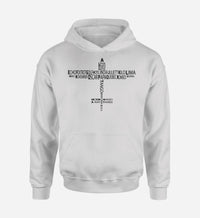 Thumbnail for Propeller Shape Aviation Alphabet Designed Hoodies