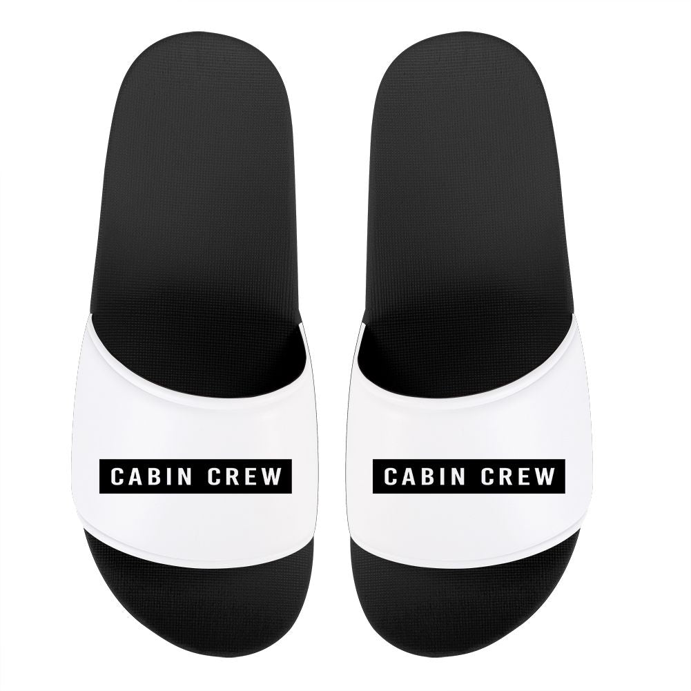 Cabin Crew Text Designed Sport Slippers