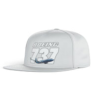 Thumbnail for Super Boeing 737+Text Designed Snapback Caps & Hats