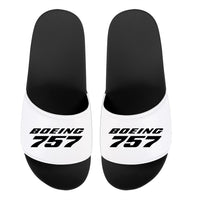 Thumbnail for Boeing 757 & Text Designed Sport Slippers