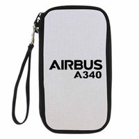Thumbnail for Airbus A340 & Text Designed Travel Cases & Wallets