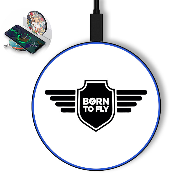 Born To Fly & Badge Designed Wireless Chargers