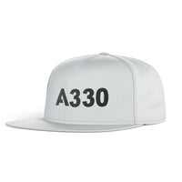 Thumbnail for A330 Flat Text Designed Snapback Caps & Hats