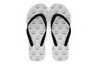 Thumbnail for Super Boeing 737+Text Designed Slippers (Flip Flops)