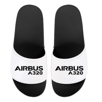 Thumbnail for Airbus A320 & Text Designed Sport Slippers