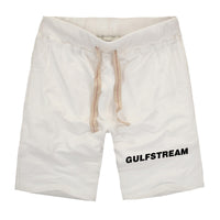 Thumbnail for Gulfstream & Text Designed Cotton Shorts