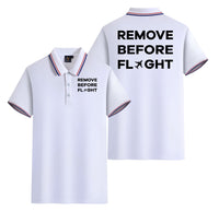Thumbnail for Remove Before Flight Designed Stylish Polo T-Shirts (Double-Side)