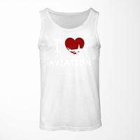 Thumbnail for I Love Aviation Designed Tank Tops