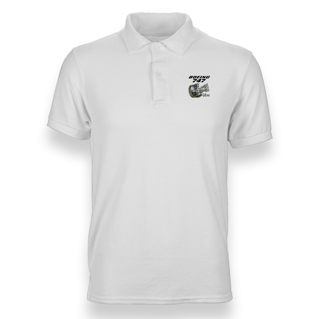 Boeing 747 & GENX Engine Designed "WOMEN" Polo T-Shirts