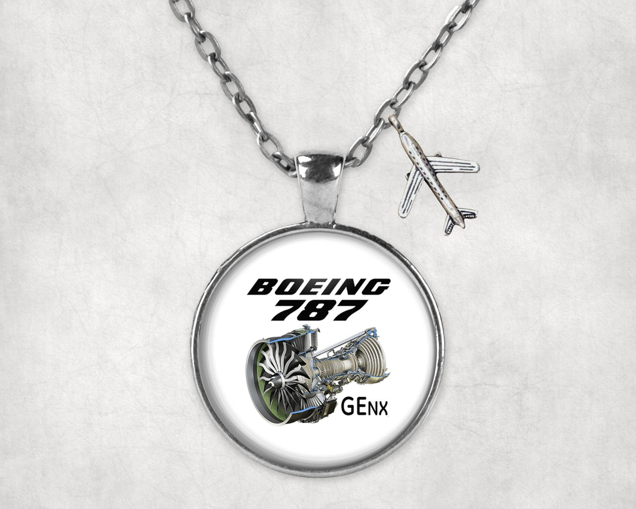Boeing 787 & GENX Engine Designed Necklaces