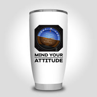 Thumbnail for Mind Your Attitude Designed Tumbler Travel Mugs