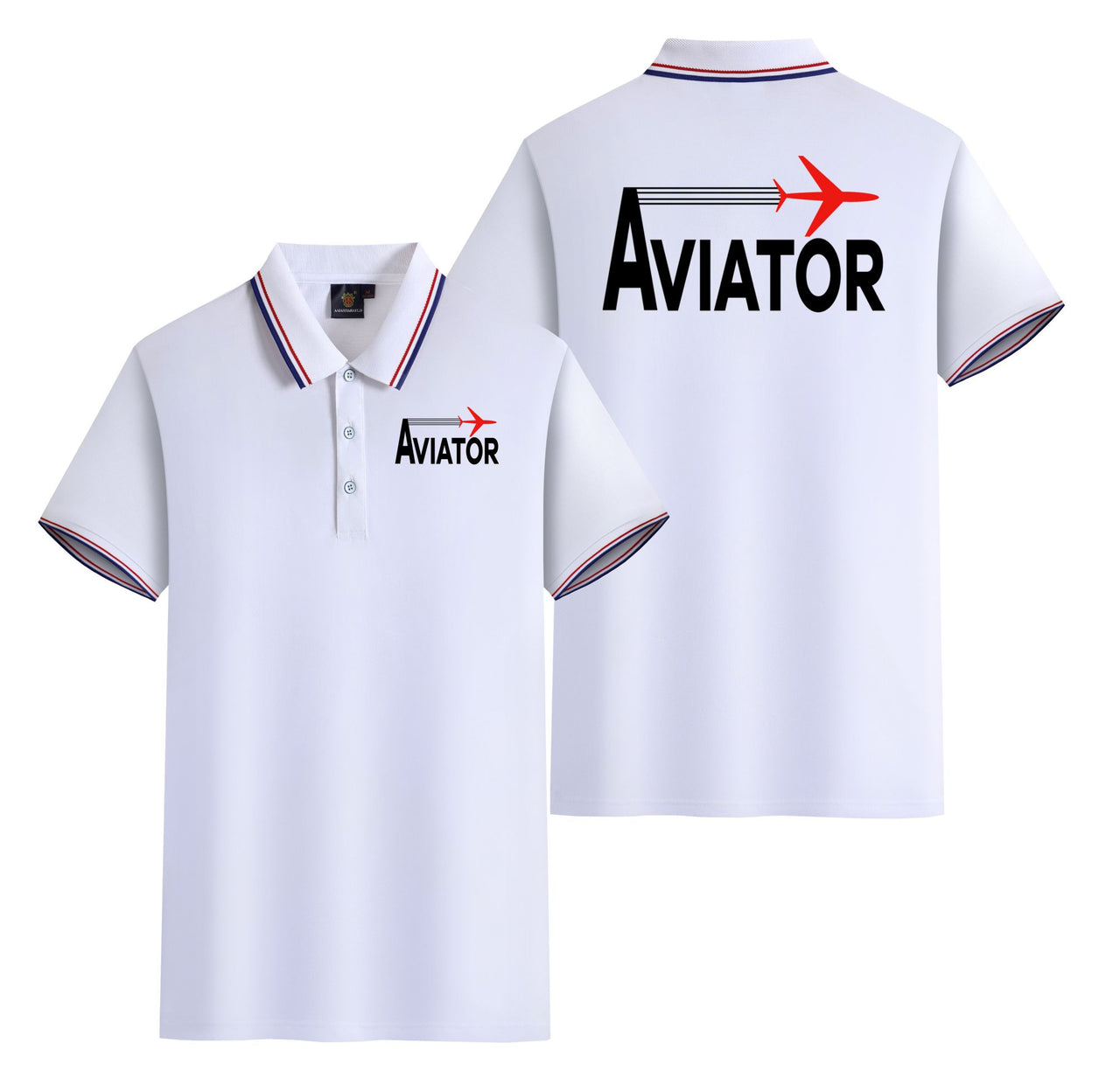 Aviator Designed Stylish Polo T-Shirts (Double-Side)