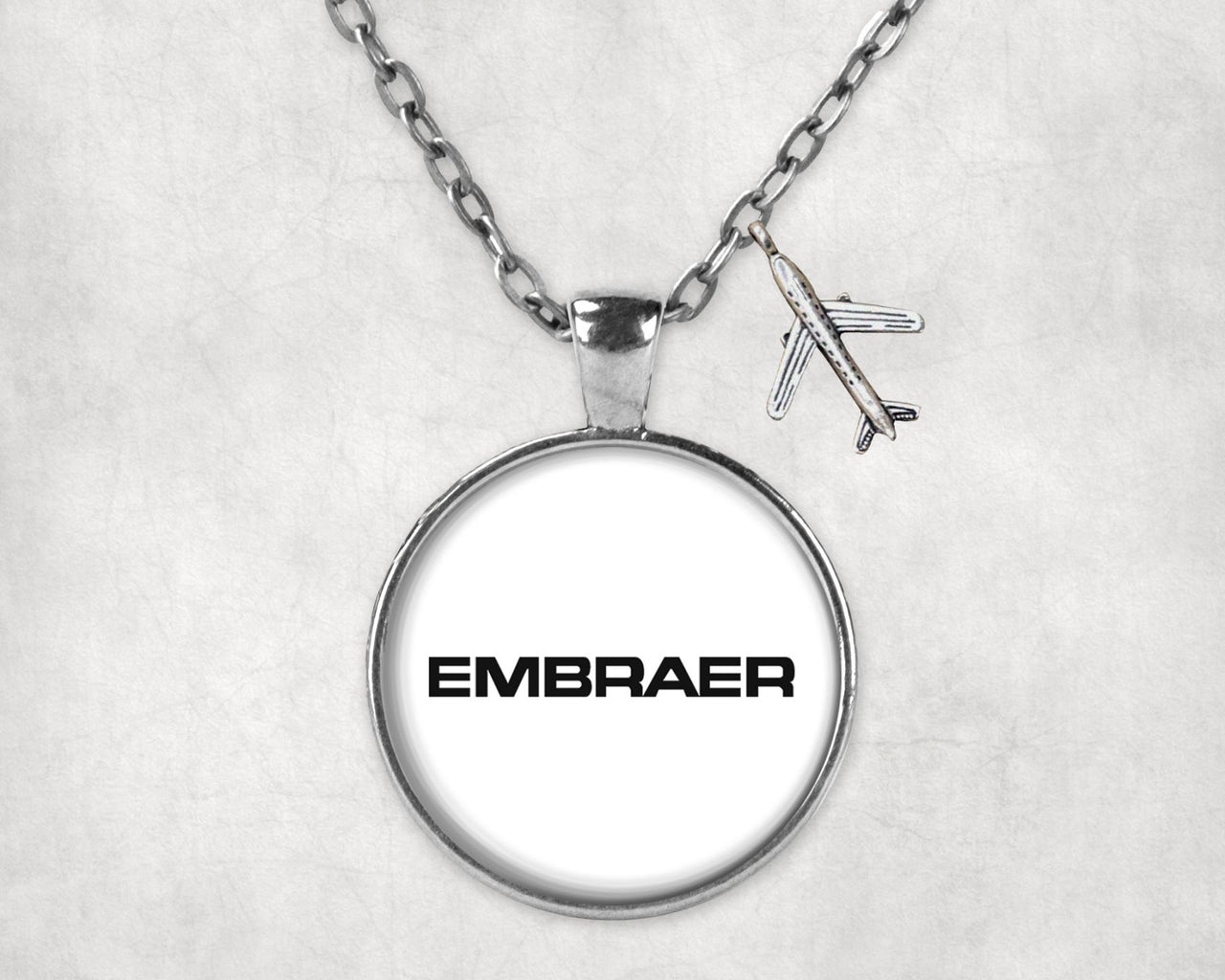 Embraer & Text Designed Necklaces