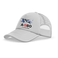 Thumbnail for Airbus A380 Love at first flight Designed Trucker Caps & Hats